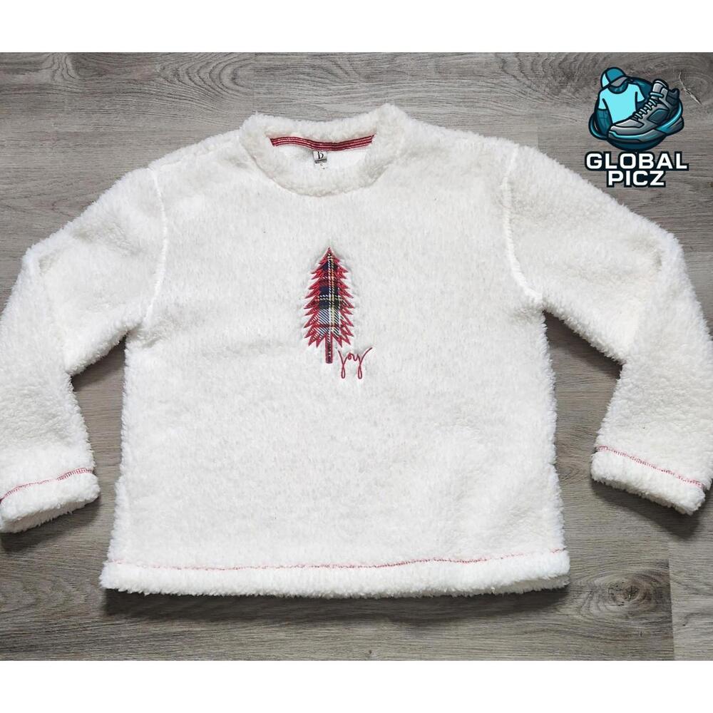 Ellen Degeneres ( ED) Womens Christmas Pajama Sherpa Sweater Size Small